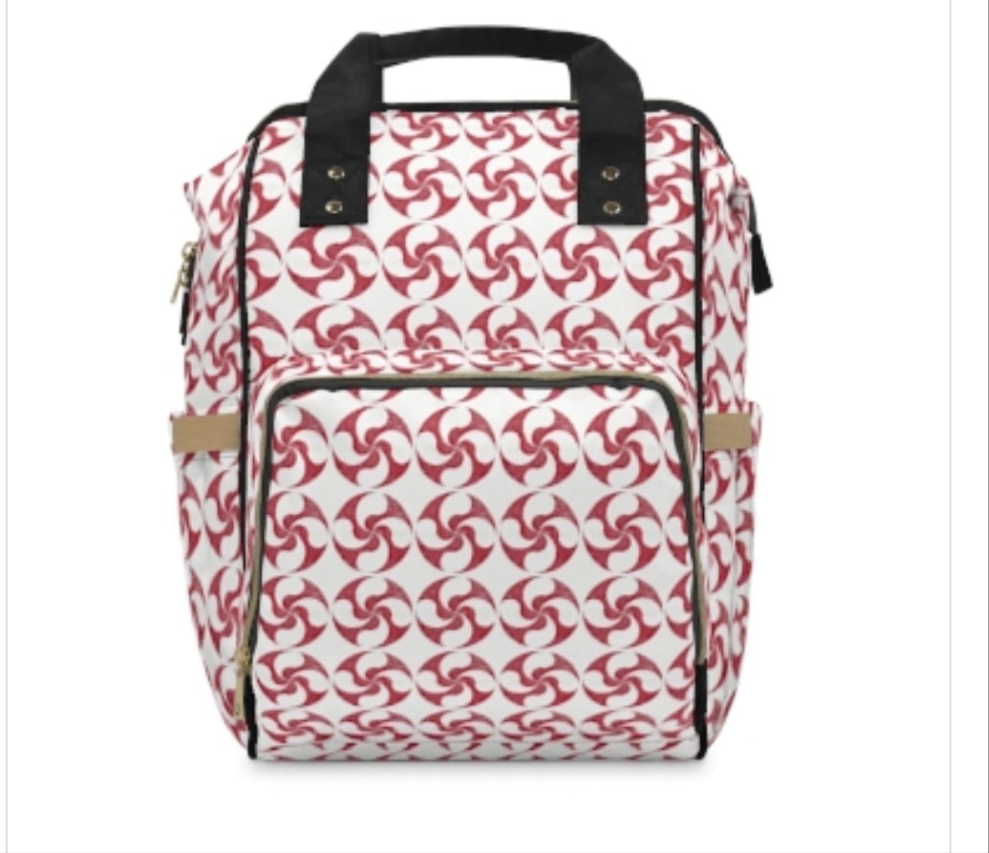 Red Diaper Bag