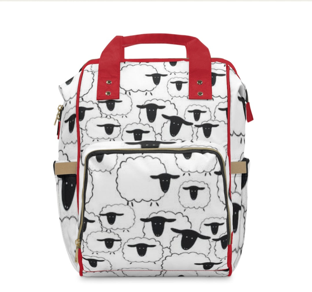 Red Diaper Bag