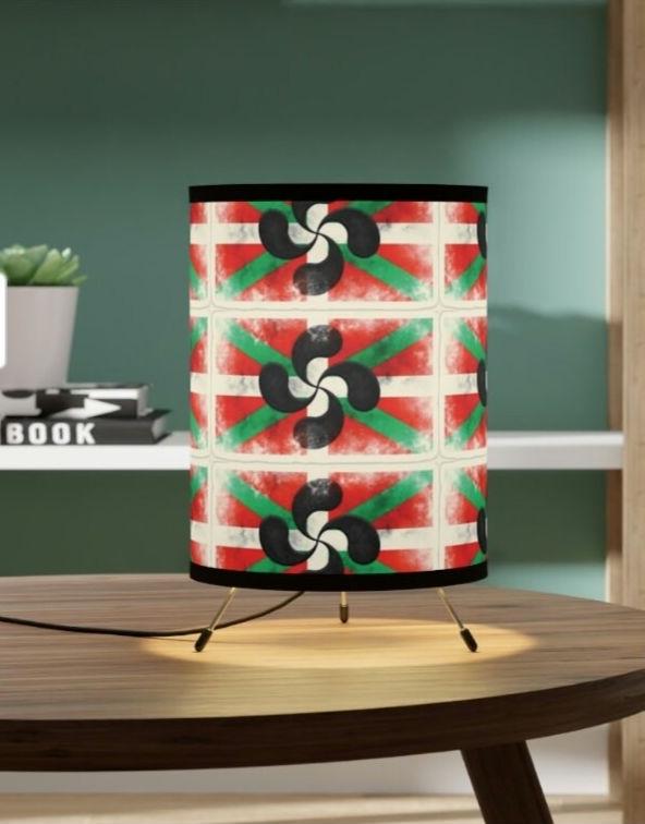 Basque-themed Table Lamp