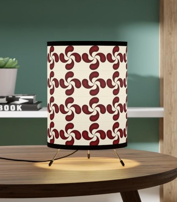 Basque-themed Table Lamp