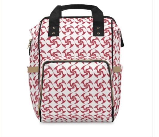 Red Diaper Bag