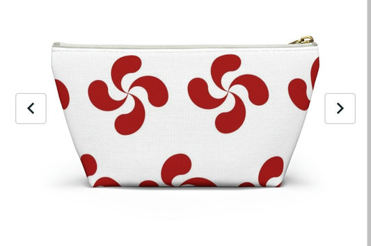 Red Lauburu Make Up Bag