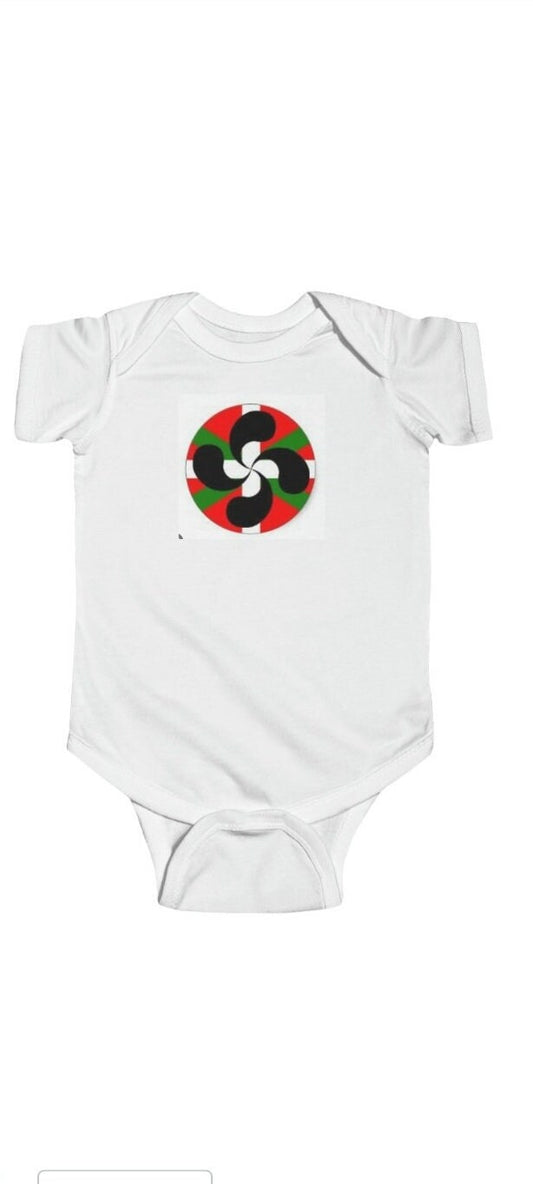 Round Ikurrina Onesie