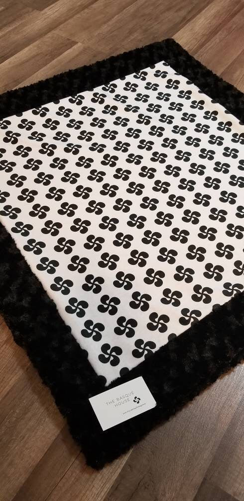 Black & White Classic Minky Blanket