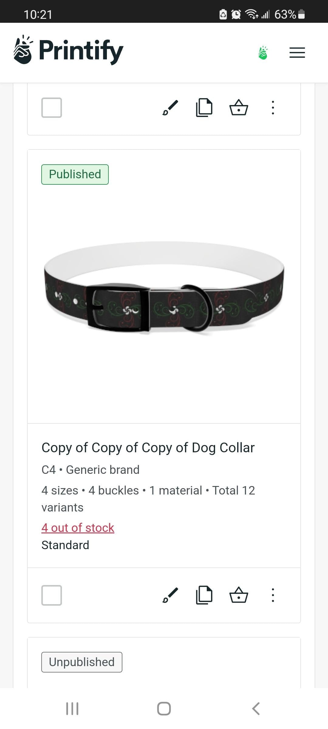 Fog collars