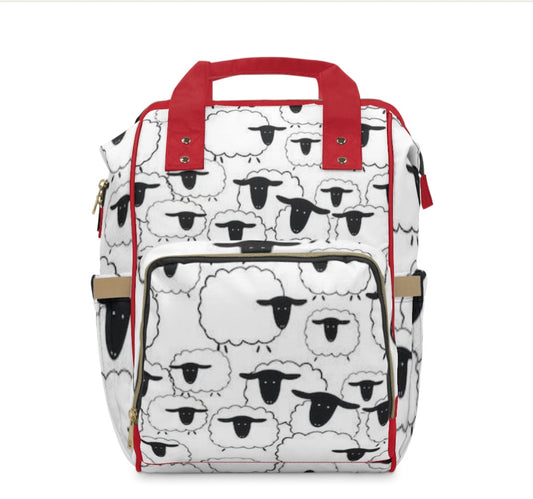Red Diaper Bag