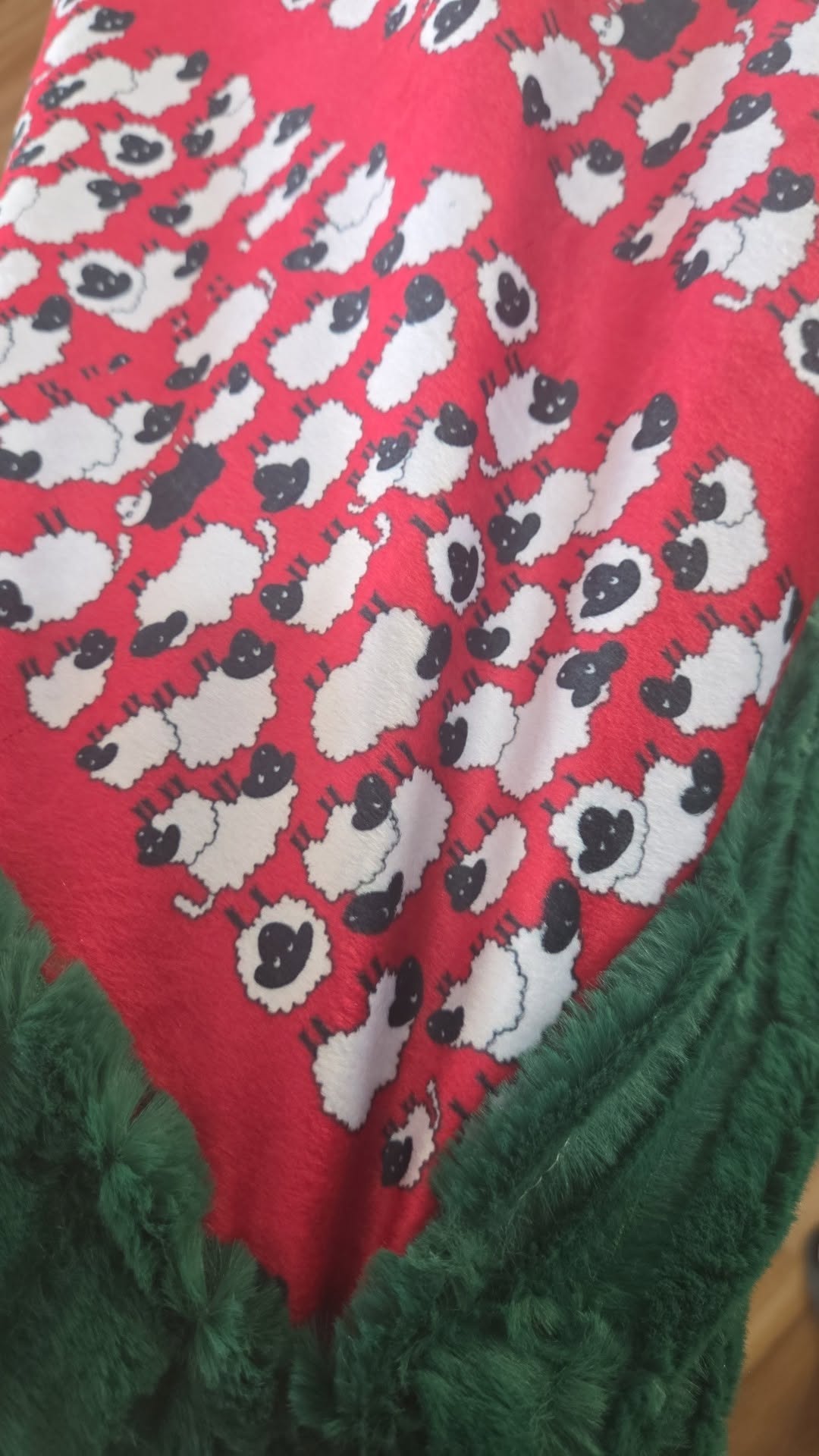 Baa Sheep Baby Blanket READY to SHIP